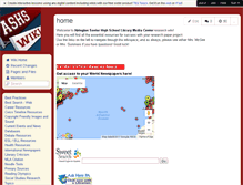 Tablet Screenshot of ahsresearch.wikispaces.com