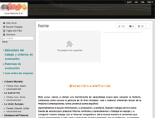 Tablet Screenshot of liceohistoria4a.wikispaces.com