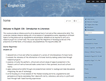 Tablet Screenshot of english126.wikispaces.com