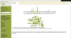 Desktop Screenshot of cadlaboration.wikispaces.com