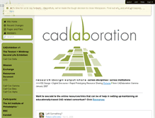 Tablet Screenshot of cadlaboration.wikispaces.com