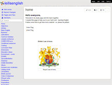 Tablet Screenshot of leilisenglish.wikispaces.com