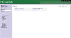 Desktop Screenshot of goingglobally.wikispaces.com