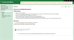 Desktop Screenshot of bcsd-sandbox.wikispaces.com