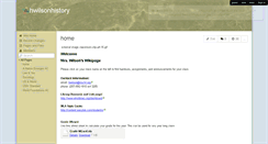 Desktop Screenshot of hwilsonhistory.wikispaces.com
