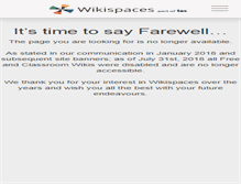 Tablet Screenshot of noedeblas.wikispaces.com