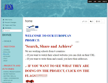Tablet Screenshot of comeniusproject2010.wikispaces.com