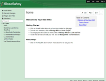 Tablet Screenshot of filosofiahoy.wikispaces.com