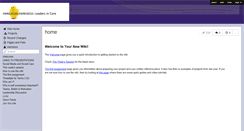 Desktop Screenshot of leadersincare.wikispaces.com