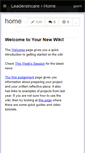 Mobile Screenshot of leadersincare.wikispaces.com