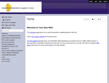 Tablet Screenshot of leadersincare.wikispaces.com