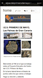 Mobile Screenshot of elpecdelprimerodemayo.wikispaces.com