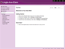 Tablet Screenshot of lingle-ave-elem.wikispaces.com