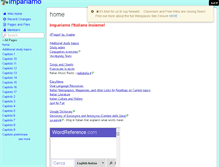 Tablet Screenshot of impariamo.wikispaces.com