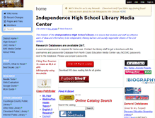 Tablet Screenshot of ihslmc.wikispaces.com