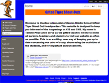 Tablet Screenshot of giftedtigers.wikispaces.com