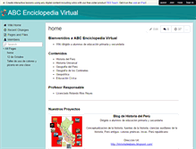 Tablet Screenshot of abcenciclopediavirtual.wikispaces.com