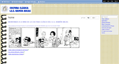 Desktop Screenshot of culturaclasicaramonarcas.wikispaces.com