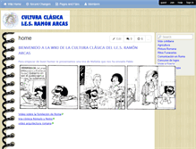 Tablet Screenshot of culturaclasicaramonarcas.wikispaces.com