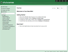Tablet Screenshot of chulucanas.wikispaces.com