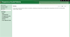 Desktop Screenshot of espaciocurricularhistoria.wikispaces.com