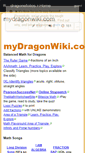 Mobile Screenshot of dragonefolios.wikispaces.com