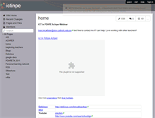 Tablet Screenshot of ictinpe.wikispaces.com