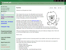 Tablet Screenshot of lionslair.wikispaces.com