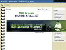 Tablet Screenshot of educ6434.wikispaces.com