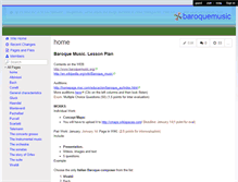 Tablet Screenshot of baroquemusic.wikispaces.com