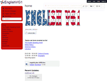 Tablet Screenshot of englishvg1.wikispaces.com