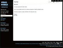 Tablet Screenshot of krallworld.wikispaces.com