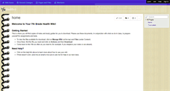Desktop Screenshot of health-7.wikispaces.com