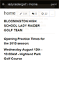 Mobile Screenshot of ladyraidergolf.wikispaces.com