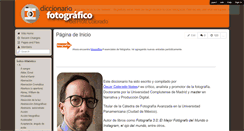 Desktop Screenshot of diccionariofotografico.wikispaces.com