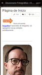 Mobile Screenshot of diccionariofotografico.wikispaces.com
