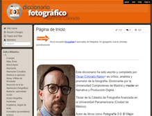 Tablet Screenshot of diccionariofotografico.wikispaces.com