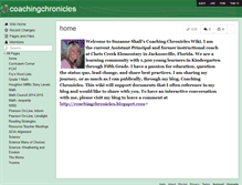 Tablet Screenshot of coachingchronicles.wikispaces.com