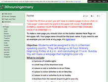 Tablet Screenshot of 36hoursingermany.wikispaces.com