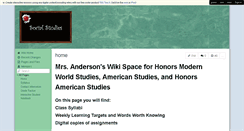 Desktop Screenshot of andersonss.wikispaces.com
