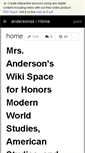 Mobile Screenshot of andersonss.wikispaces.com