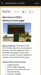Mobile Screenshot of cdoadvisory.wikispaces.com