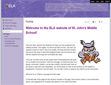 Tablet Screenshot of ela.wikispaces.com