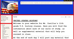 Desktop Screenshot of casillas-ushistory.wikispaces.com