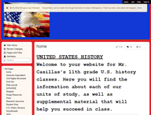 Tablet Screenshot of casillas-ushistory.wikispaces.com