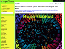 Tablet Screenshot of hopetunes.wikispaces.com