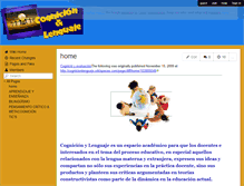 Tablet Screenshot of cognicionlenguaje.wikispaces.com