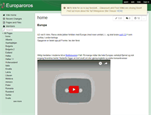 Tablet Screenshot of europaroros.wikispaces.com