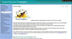 Desktop Screenshot of cwriverkeepers.wikispaces.com