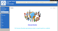 Desktop Screenshot of cambridgecollegeprimarycsociales.wikispaces.com